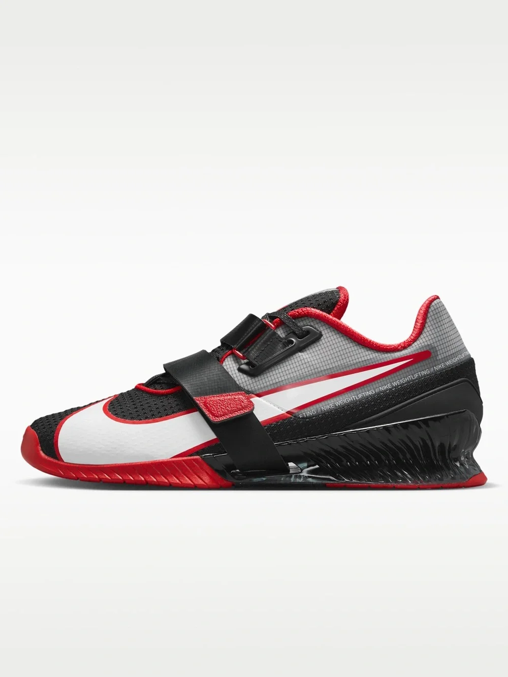 NWT Nike Romaleos 4 Weightlifting Shoes Black & Red Mens Size 14- CD3463-003